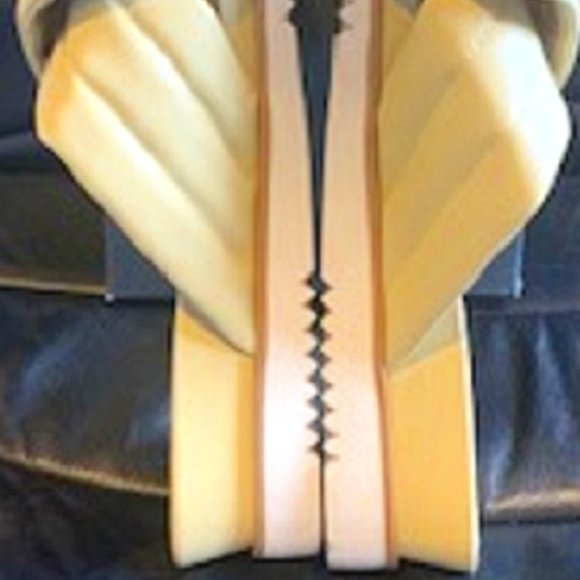 NWT Eileen Fisher Key Nappa Leather Slide Elevated Sandals Yellow Shoes Sz:9 - Picture 7 of 7